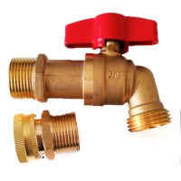 EarthMinded Brass High-Flow 1/4 Turn Spigot and Drain Upgrade Kit   